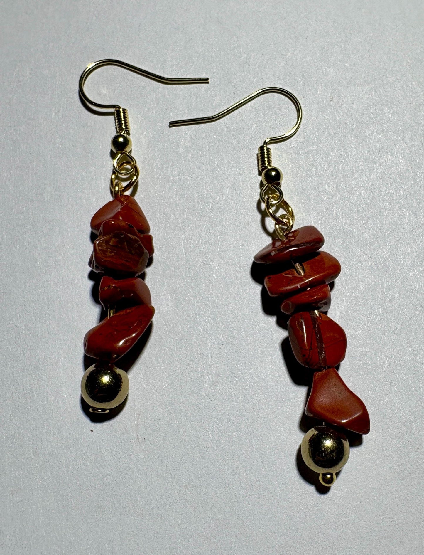 Boho Gemstone Dangle Earrings | Natural Stone Chip Beads Earrings Consecrated Jewelry Co.