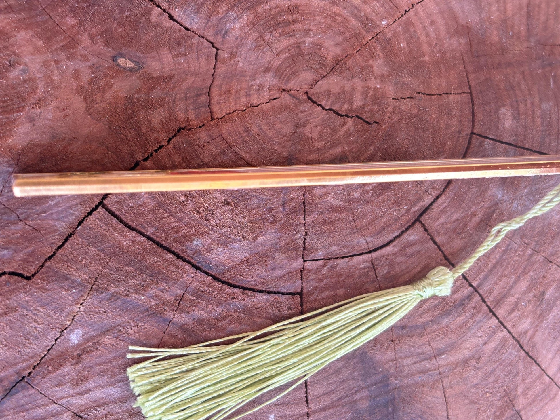 Red Rose Resin Bookmark | Gold Frame with Tassel Bookmarks Consecrated Jewelry Co.