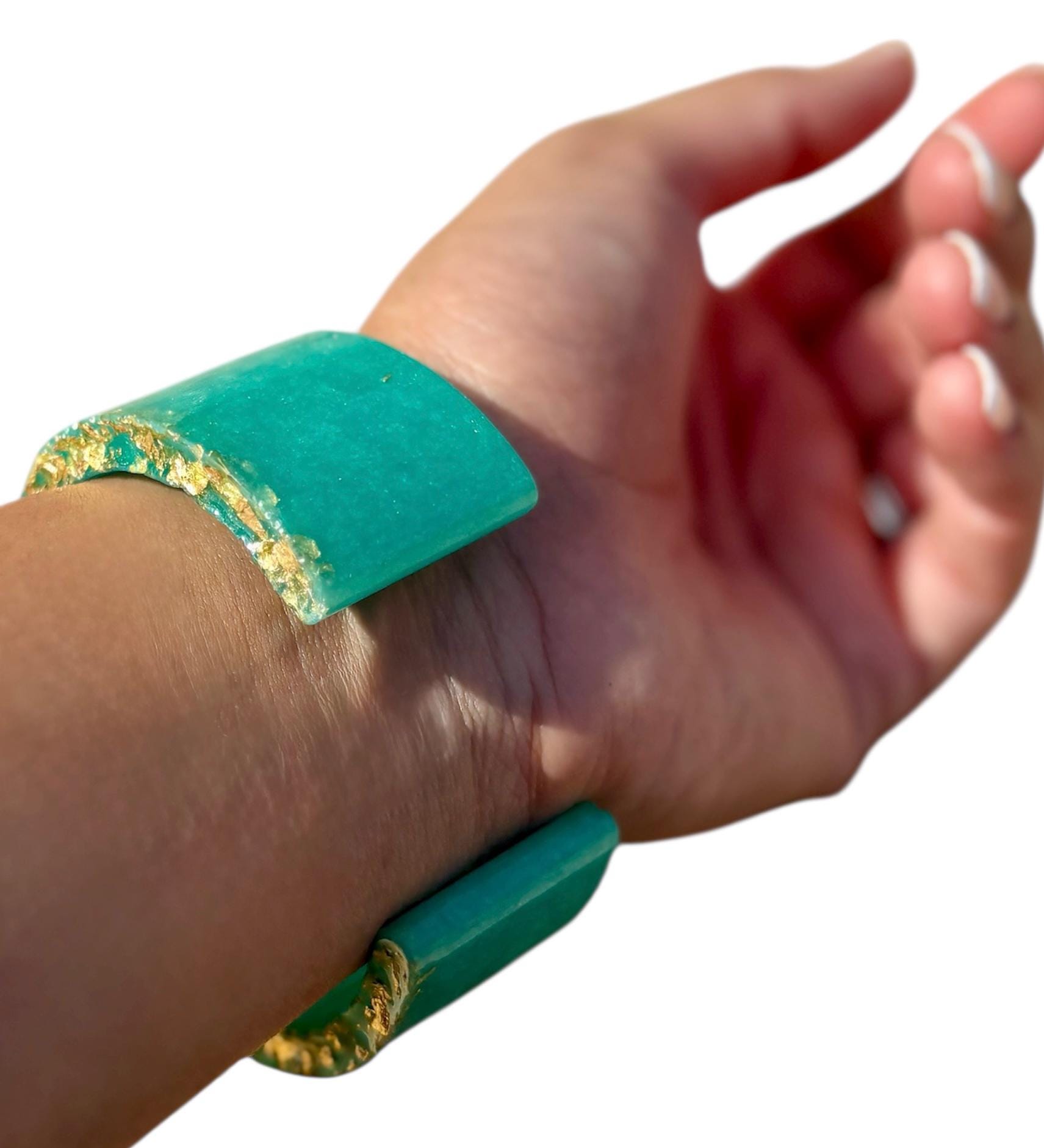 Purple Gold Turquoise Midnight Blue Cuff Bracelets | Colorful Set Bracelets Consecrated Jewelry Co.