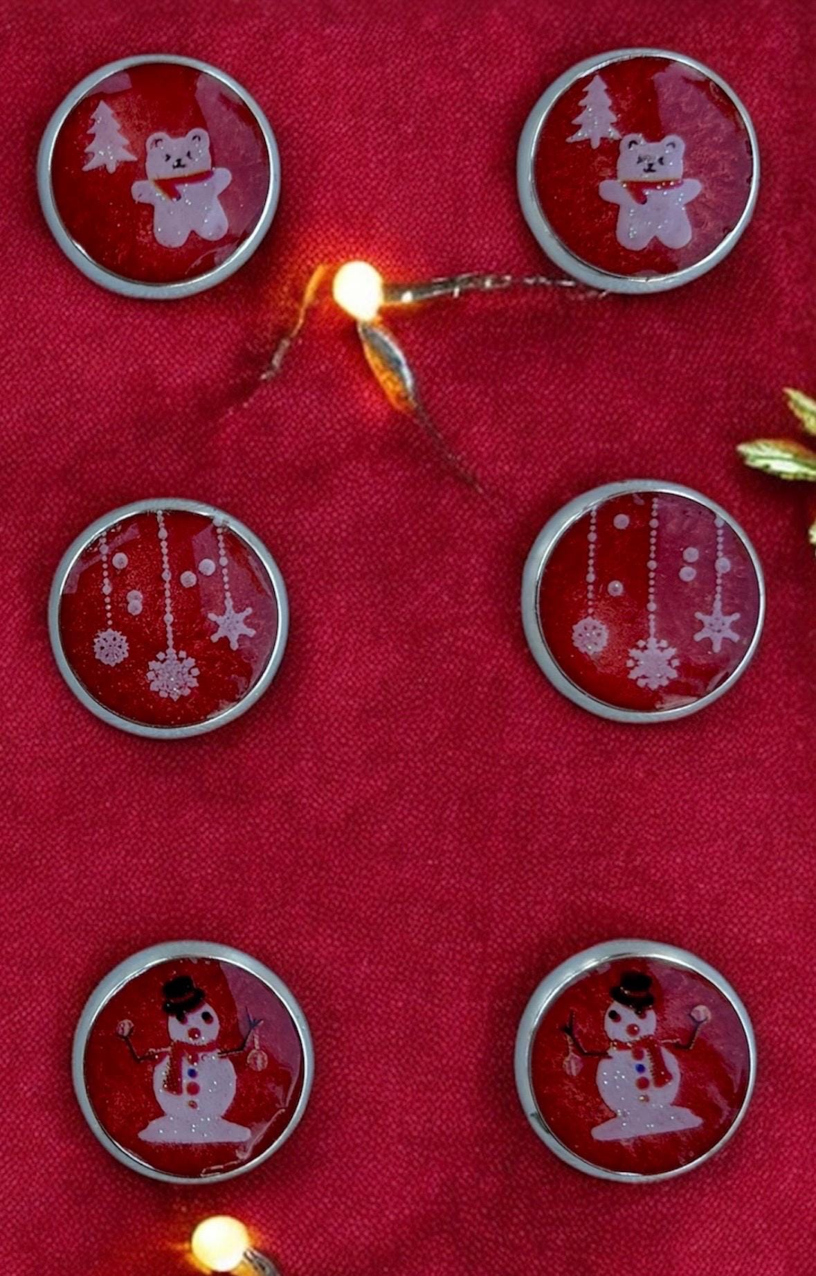 Mismatched Christmas Stud Earrings | Holiday Designs Set of 6 Earrings Consecrated Jewelry Co.