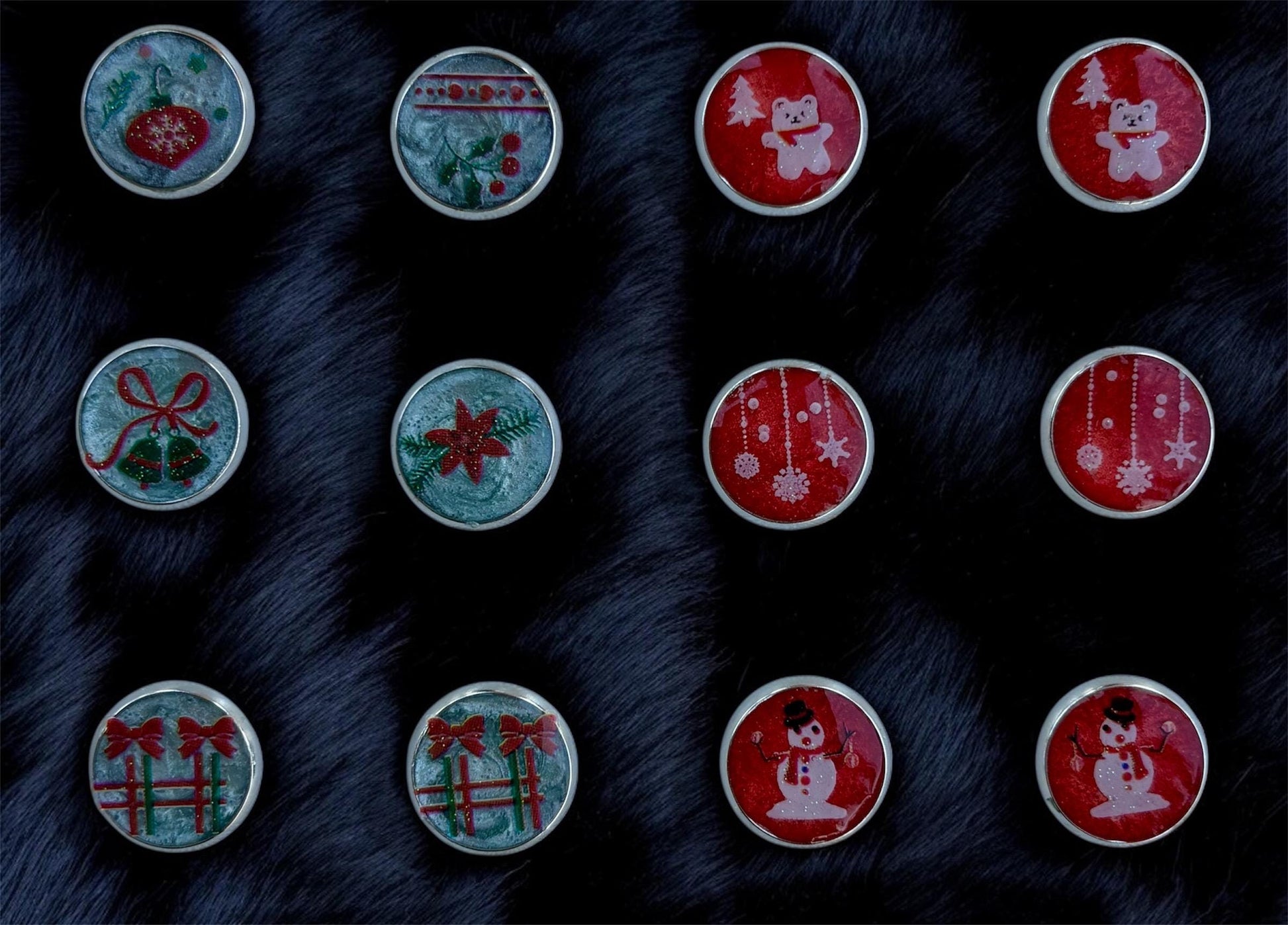 Mismatched Christmas Stud Earrings | Holiday Designs Set of 6 Earrings Consecrated Jewelry Co.