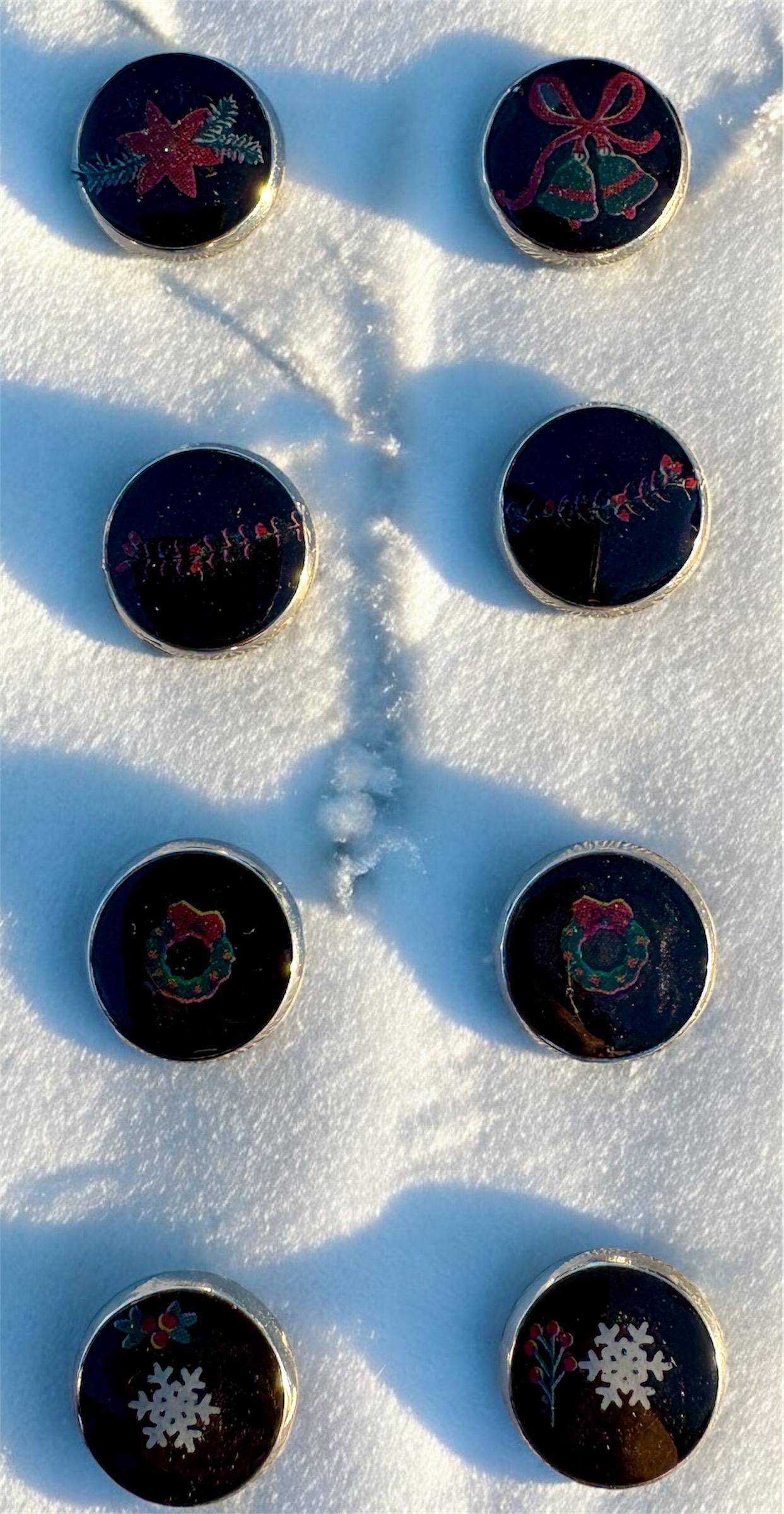 Christmas Stud Earrings | Mismatched Holiday Set of 4 Pairs Earrings Consecrated Jewelry Co.