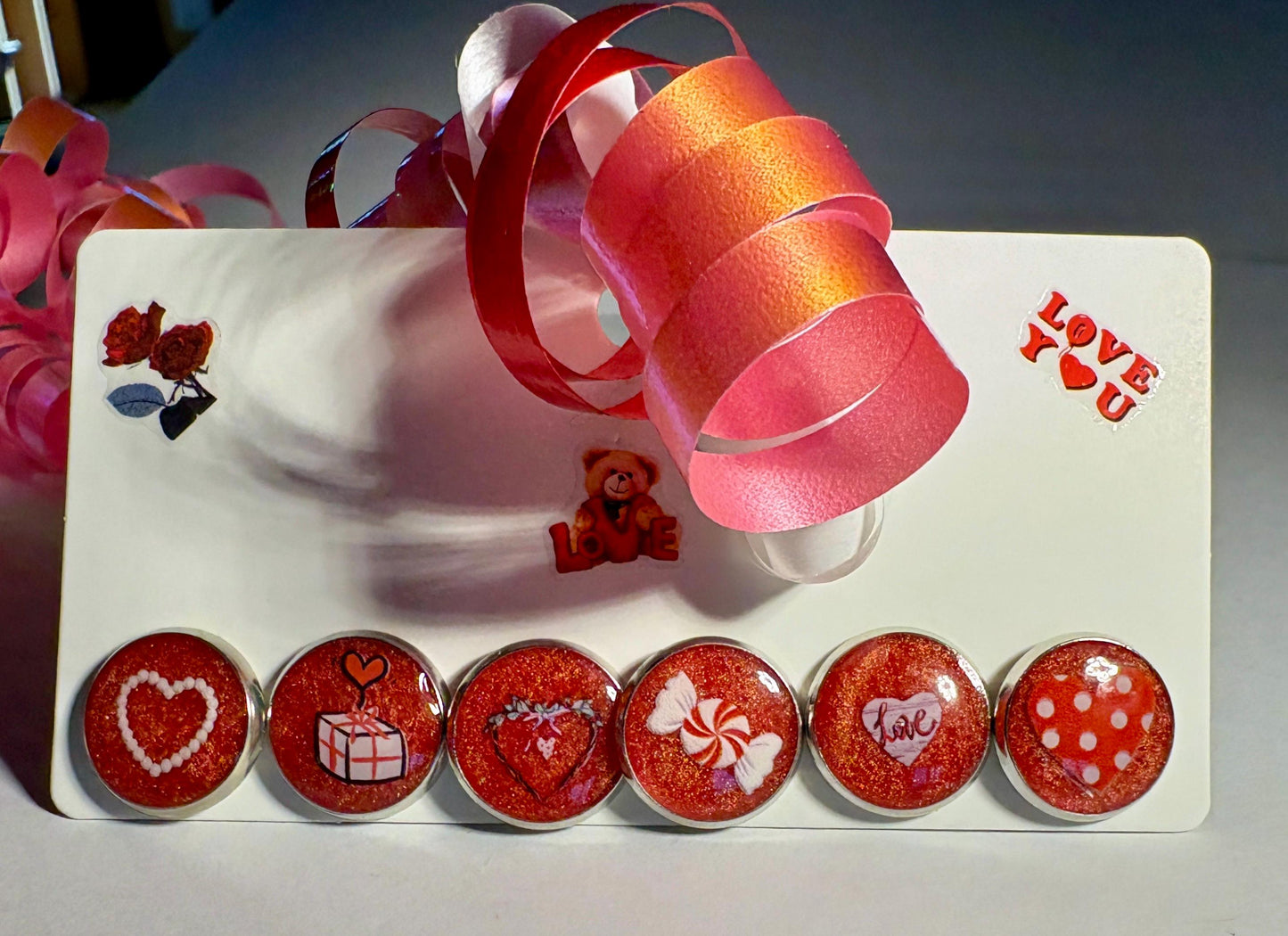 Valentine Stud Earrings | Set of 3 | Candy Heart Present Love Earrings Consecrated Jewelry Co.