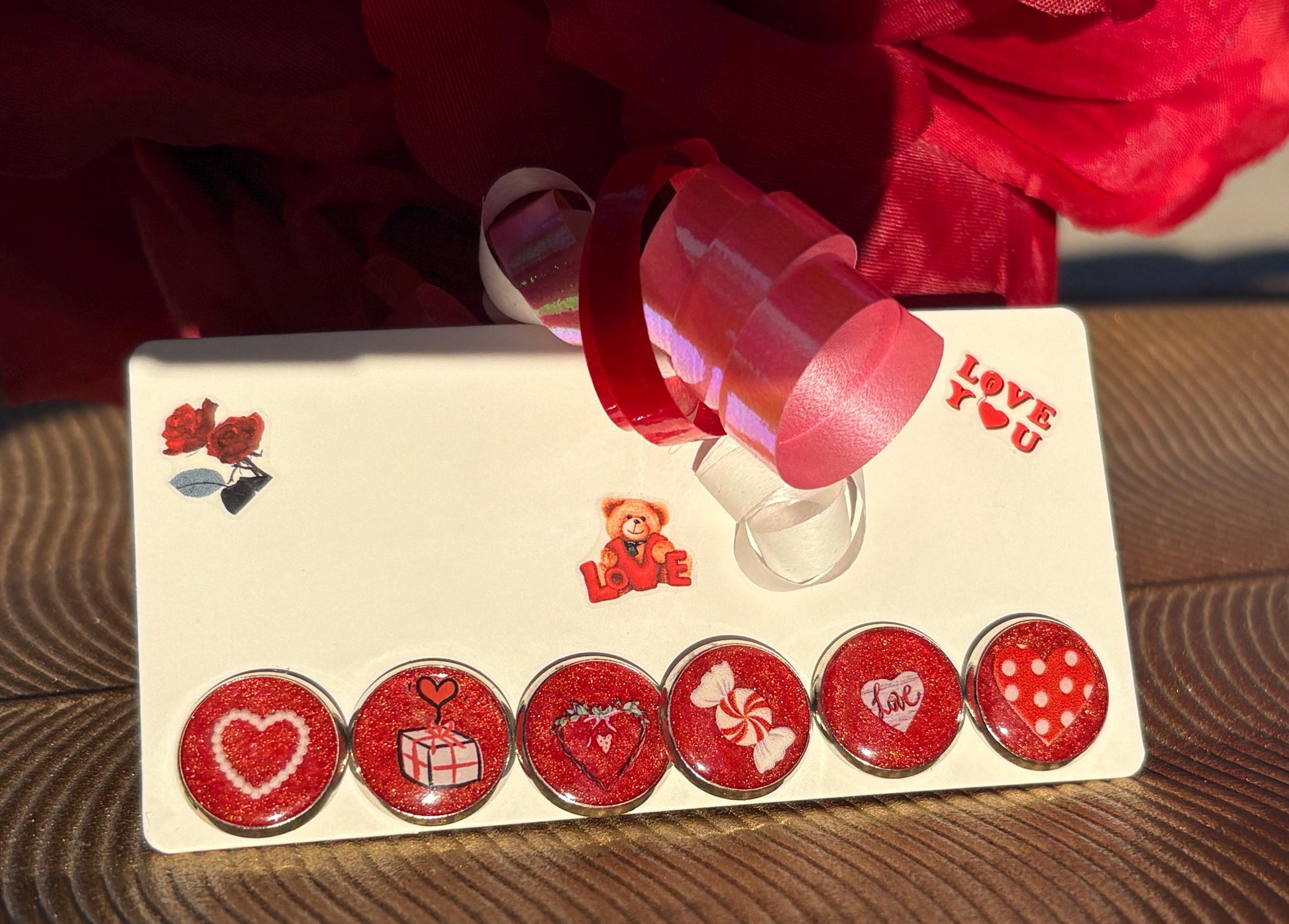 Valentine Stud Earrings | Set of 3 | Candy Heart Present Love Earrings Consecrated Jewelry Co.