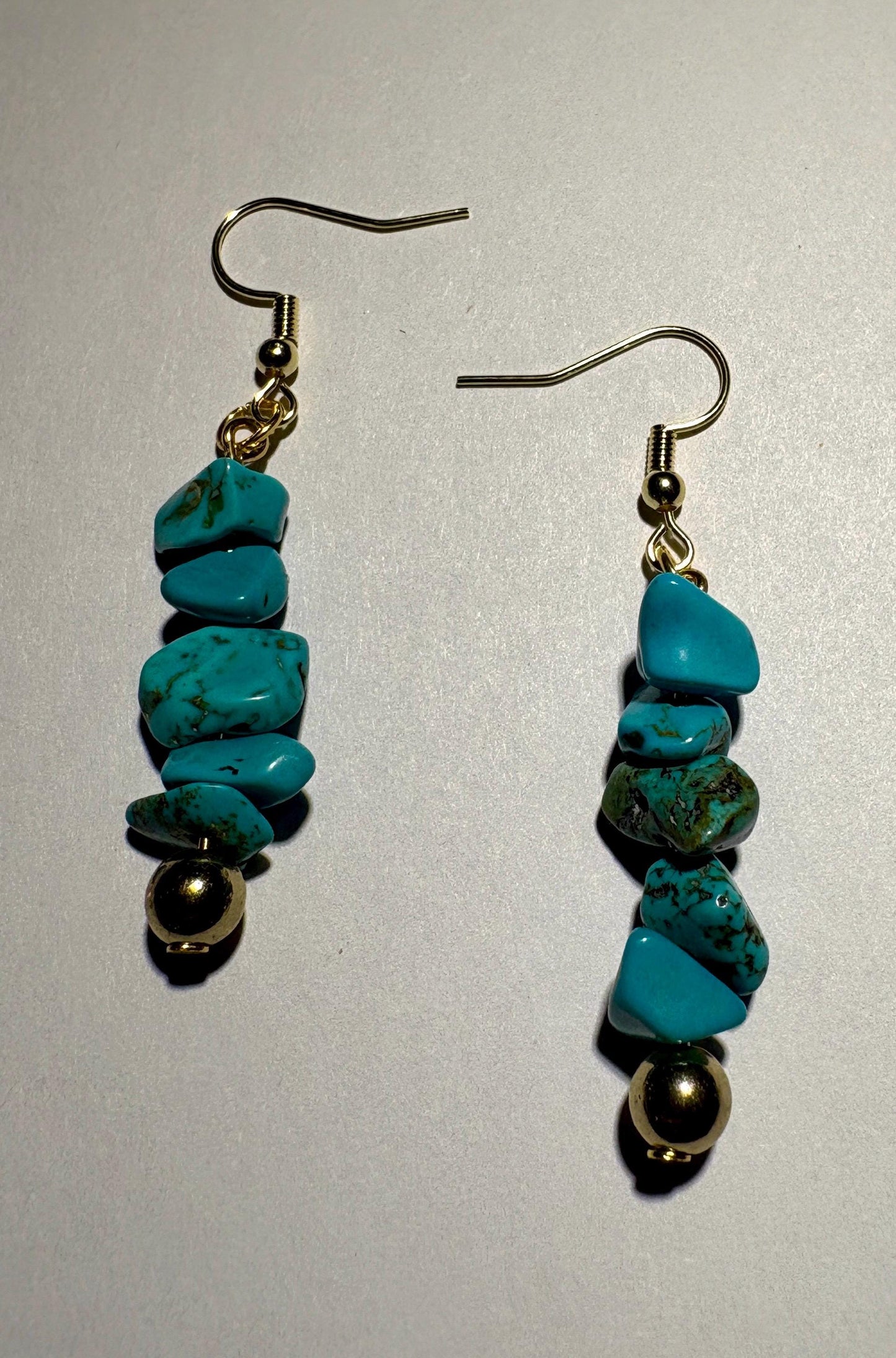 Boho Gemstone Dangle Earrings | Natural Stone Chip Beads Earrings Consecrated Jewelry Co.
