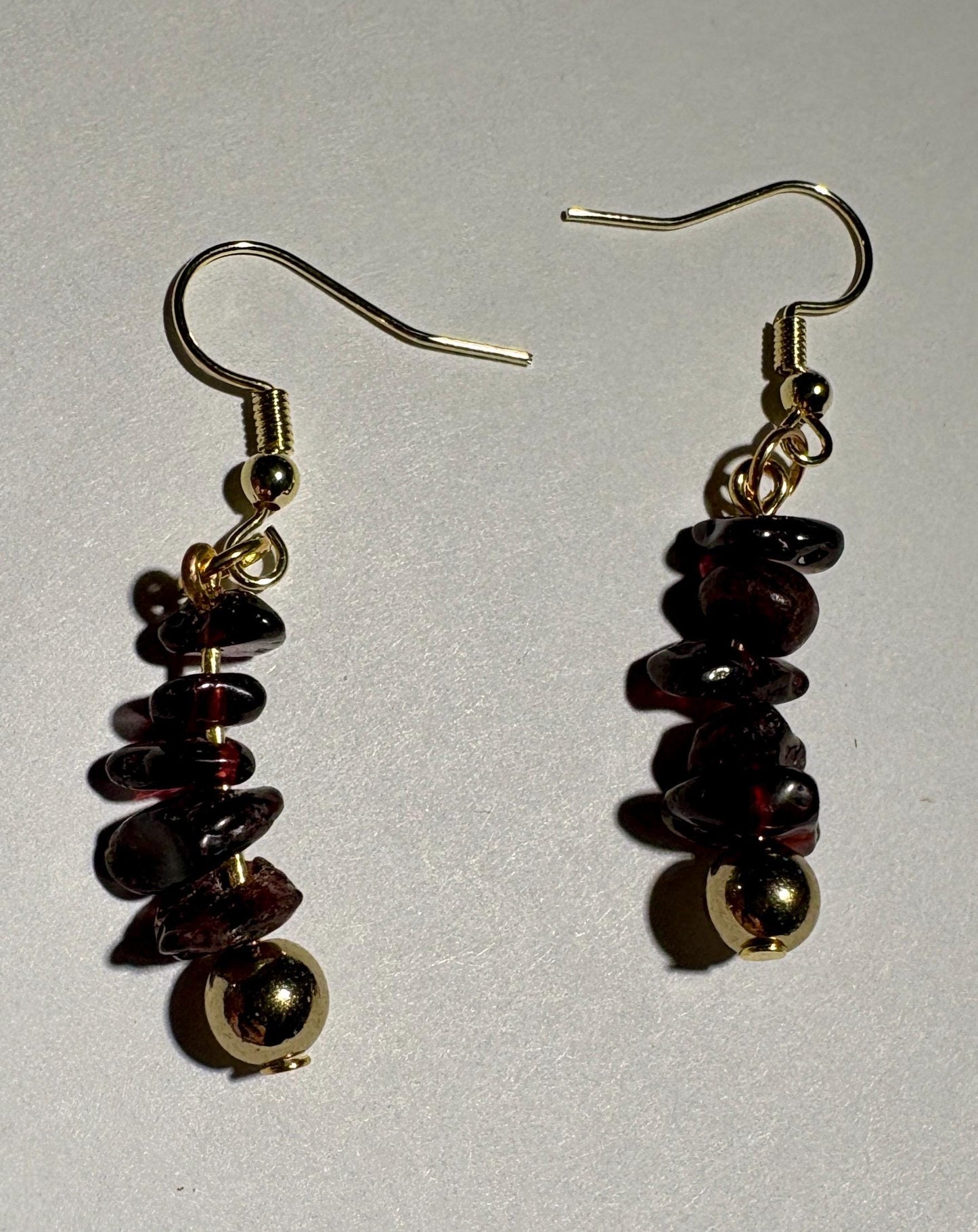 Boho Gemstone Dangle Earrings | Natural Stone Chip Beads Earrings Consecrated Jewelry Co.