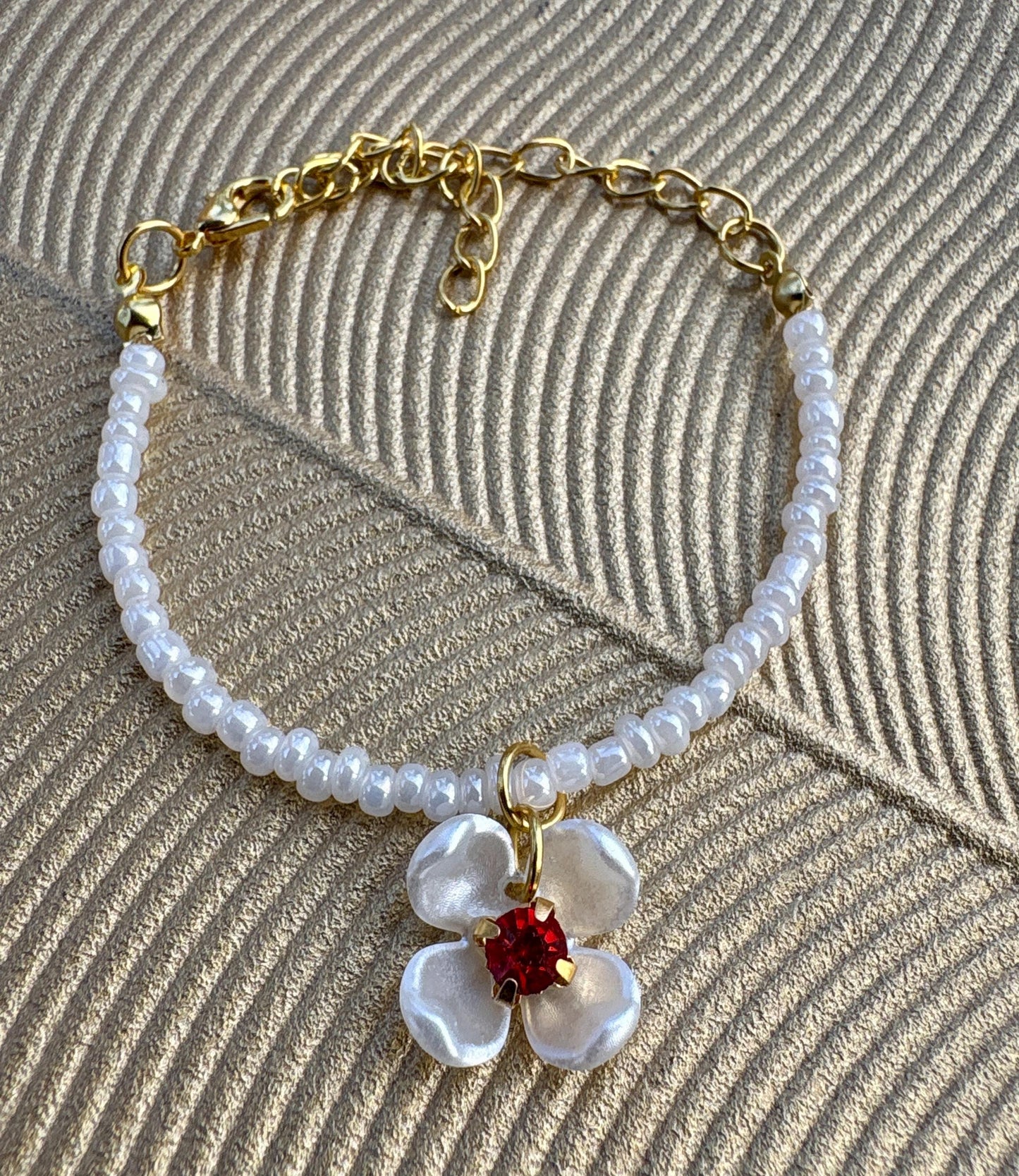 Clear Beaded Crystal Necklace | Adjustable Clasp Translucent Bracelets Consecrated Jewelry Co.