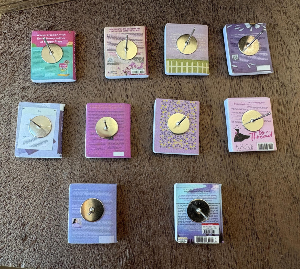 Mini Book Stud Earrings | Pick Your Purple Cover | Tiny Book Earrings | Book Lover Gift | Reader Earrings | Librarian Gift | BookTok Jewelry
